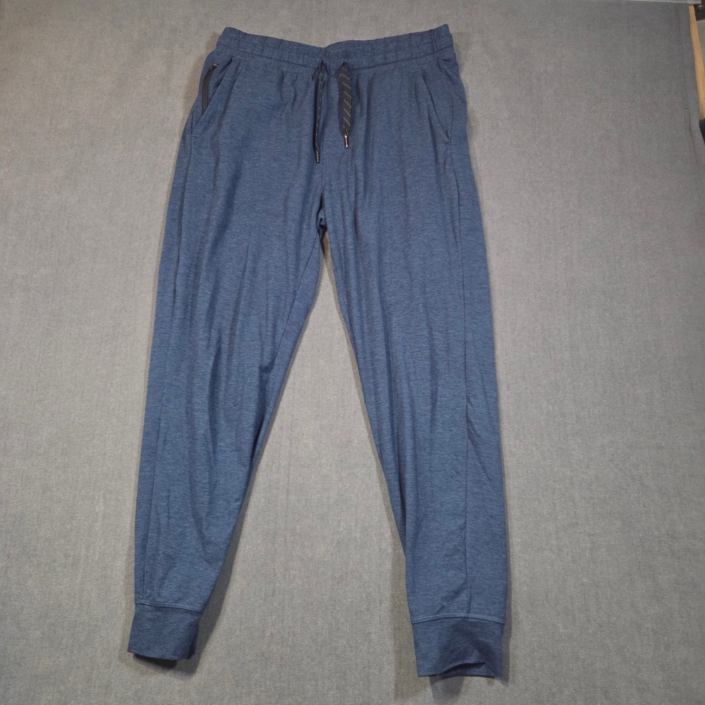 Member's Mark Favorite Soft Jogger Mens Medium Blue Heathered Stretch Pockets